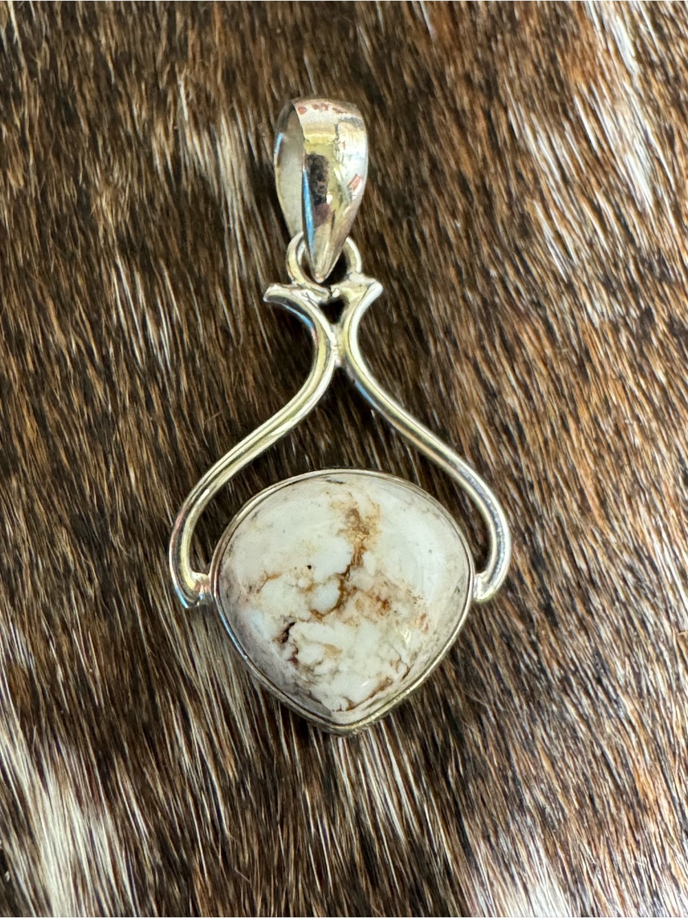 Wild Horse Stone Pendant – 925 Sterling Silver